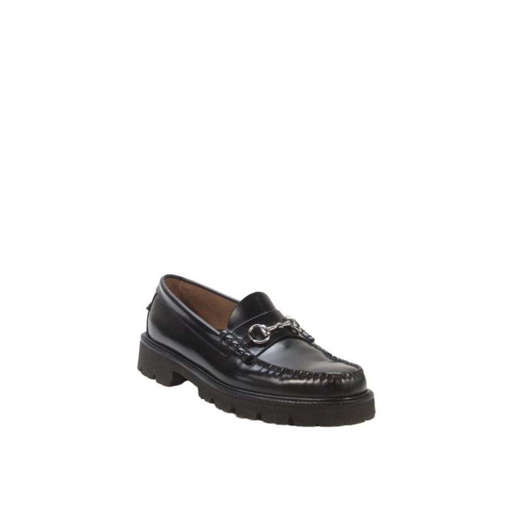 Weejuns Mens Leather Slip On Loafers Black Size 9